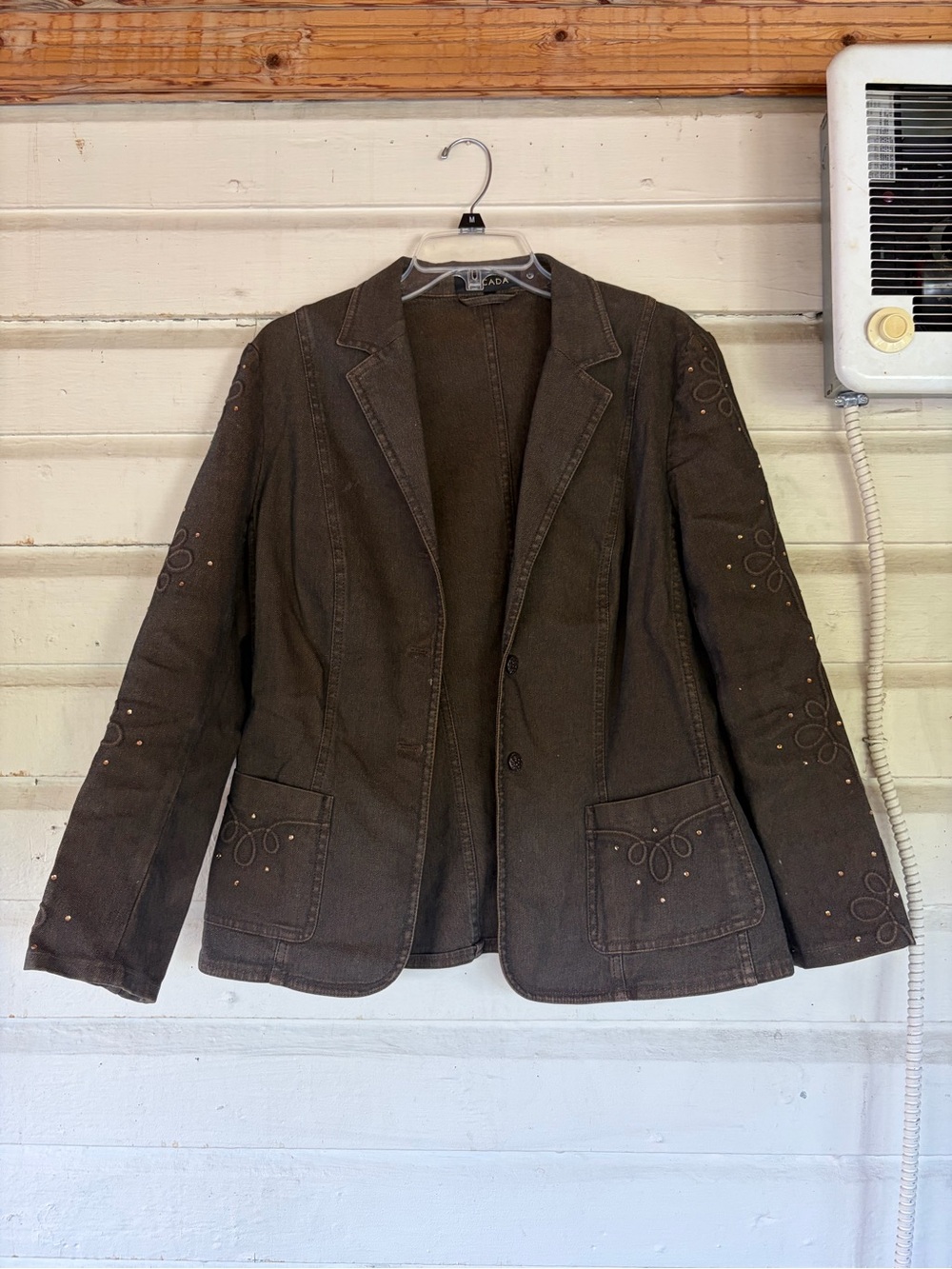 ESCADA Brown blazer and pant set, size M